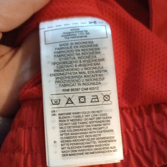 Adidas Red and Blue Trefoil Jacket - Picture 10 of 10